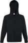 Preview: Kapuzen Sweatjacke Black